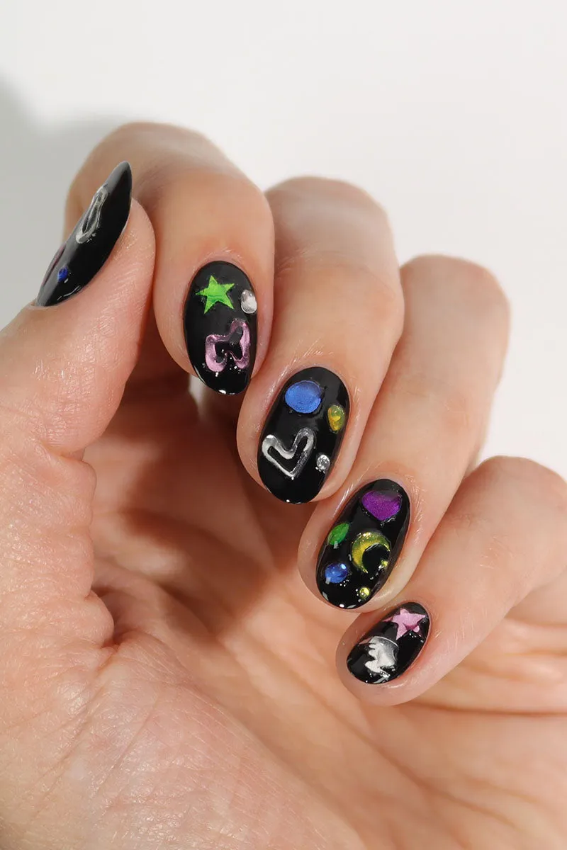 Cirque Colors Molten Metal nagelstickers 3D