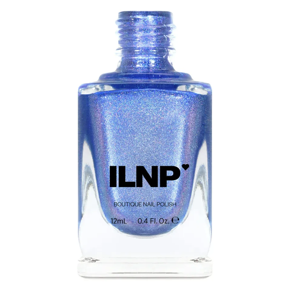 ILNP Ultra Holo Tidal Wave nagellack blått holografiskt