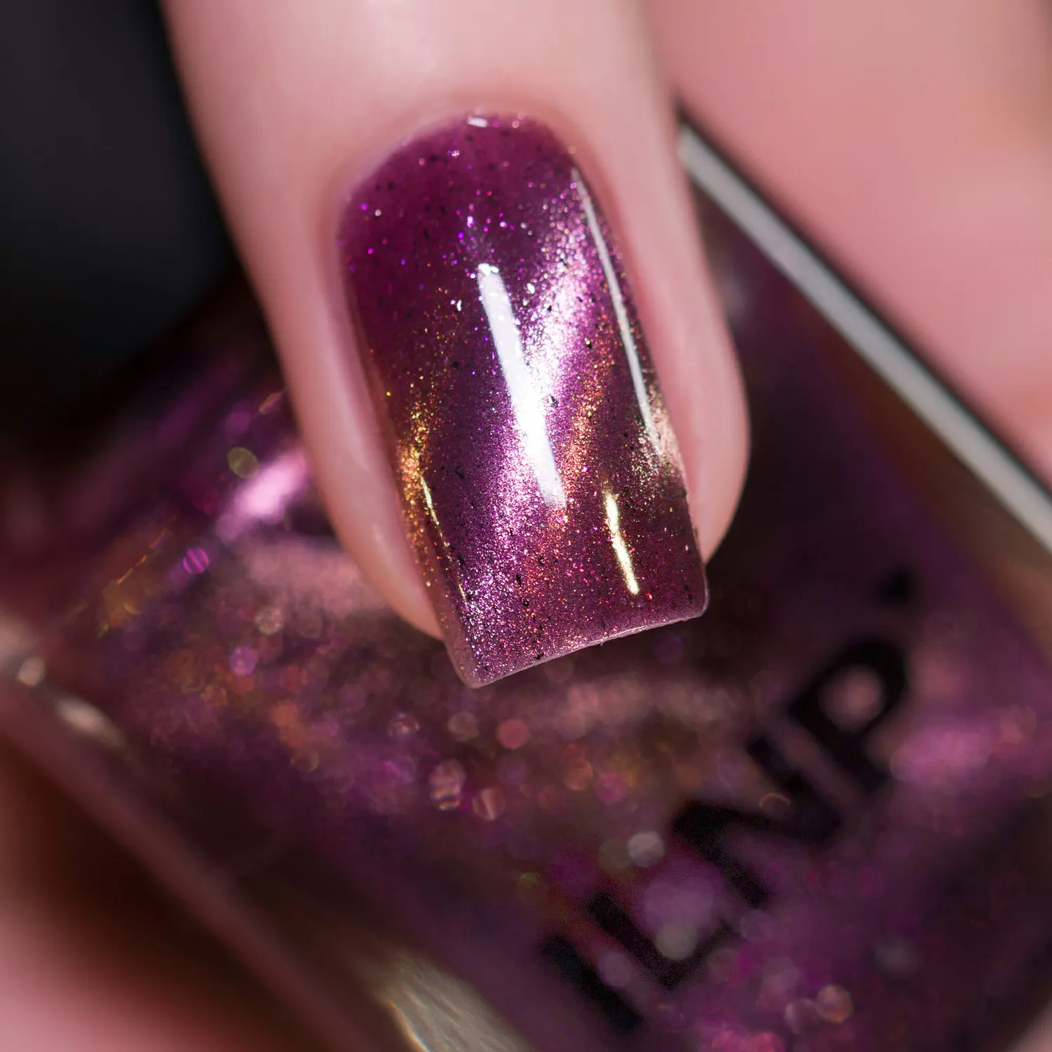 ILNP Winter Sugar Plum nagellack magnetiskt mauve