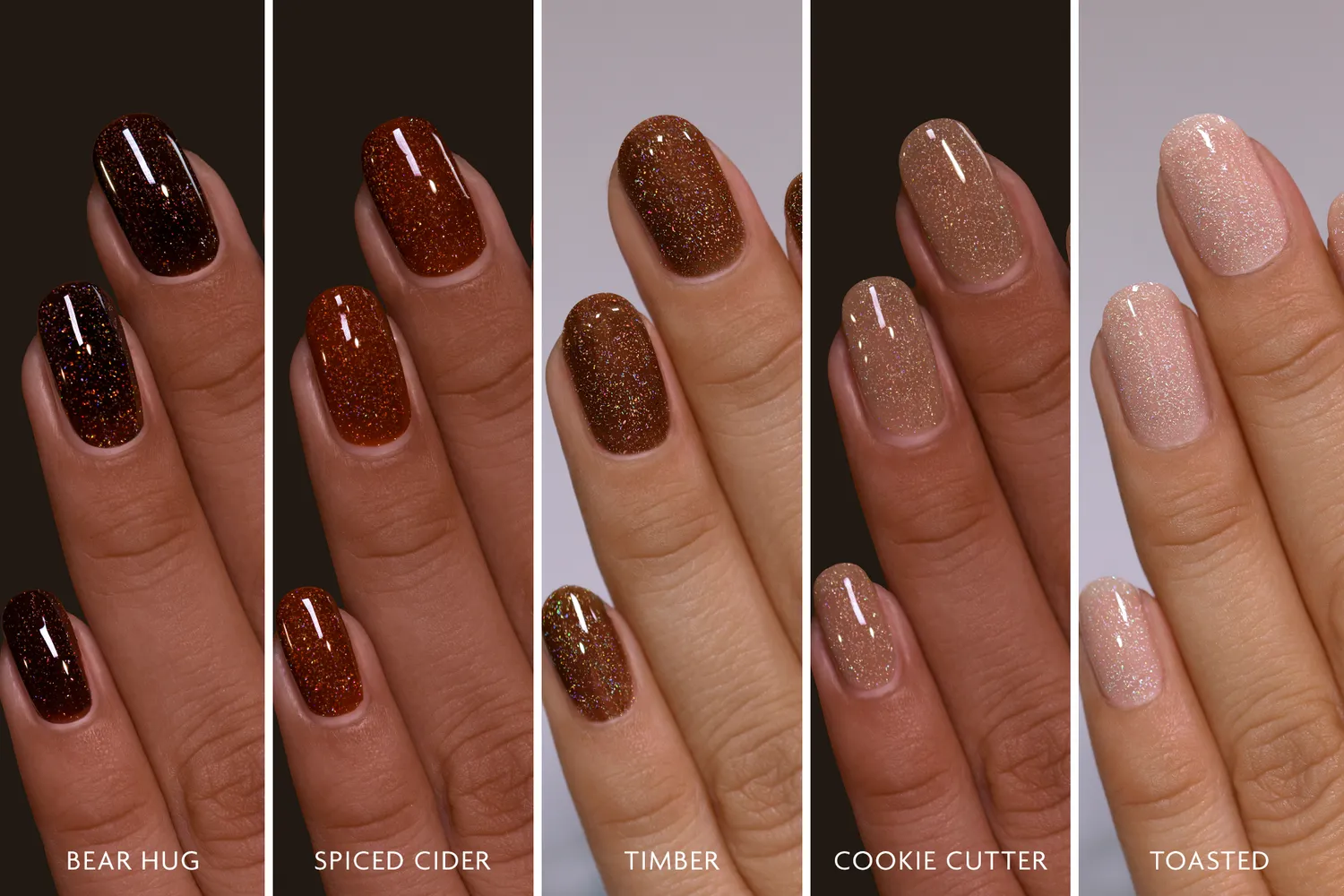 ILNP Holo Jelly Cafe nagellackset 5-pack kaffe