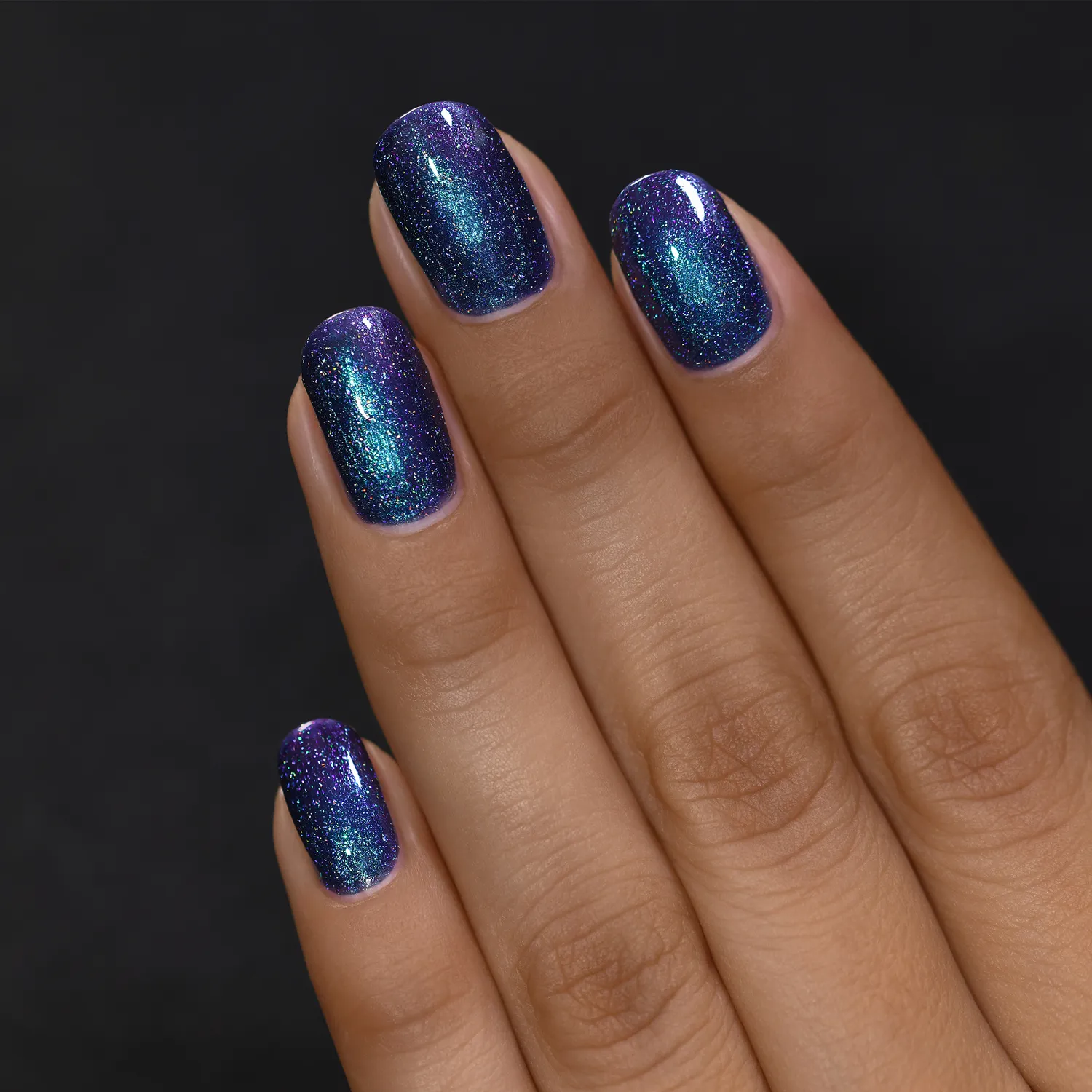 ILNP Interstellar nagellack holografiskt marinblått