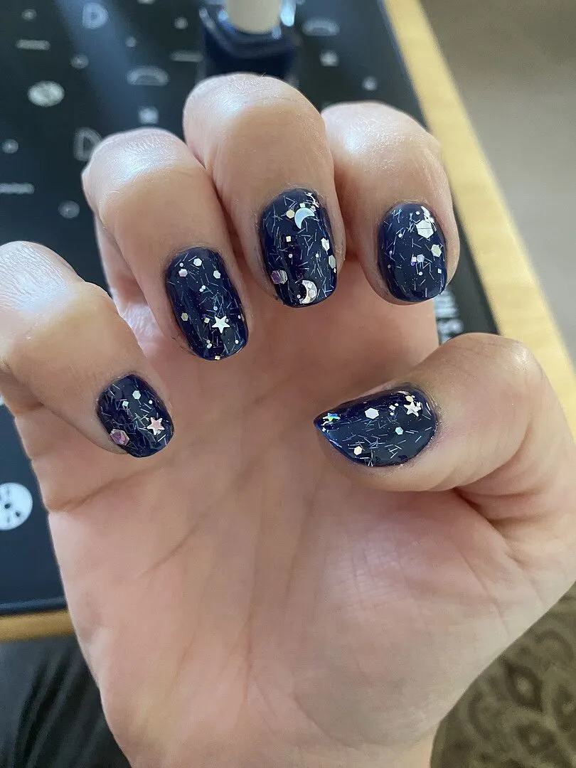 Cirque Colors Midnight Jelly nagellack mörkblå transparent