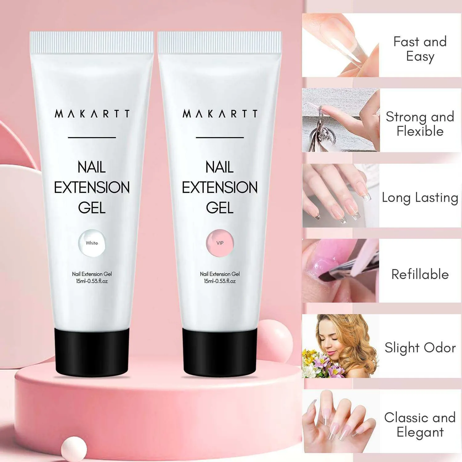 Makartt All-in-One Poly Gel Kit Neutral förlängning komplett
