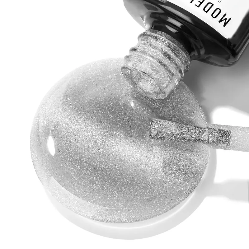 Modelones Inspire Gel Milky Dust gellack 15 ml grå cat eye