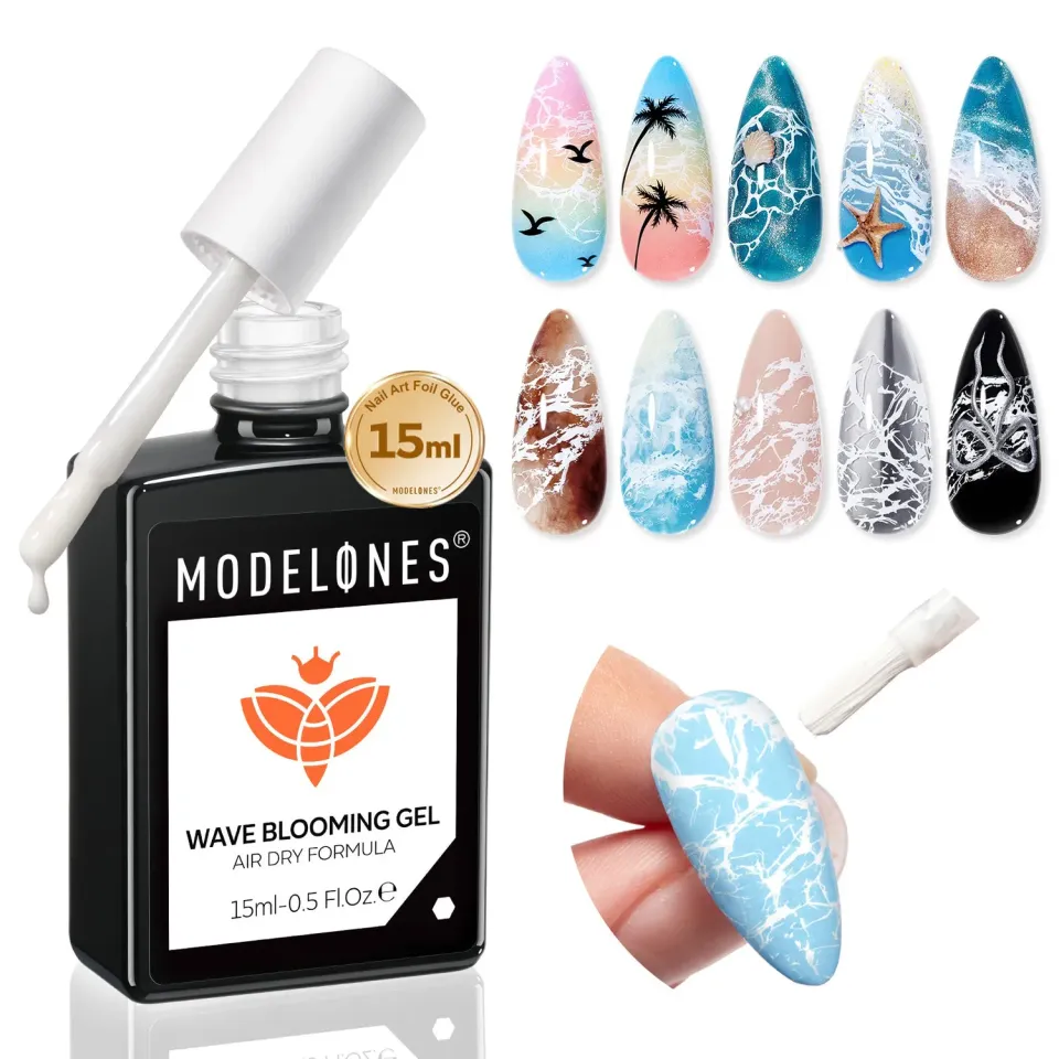 modelones Wave Blooming Gel 15 ml blå