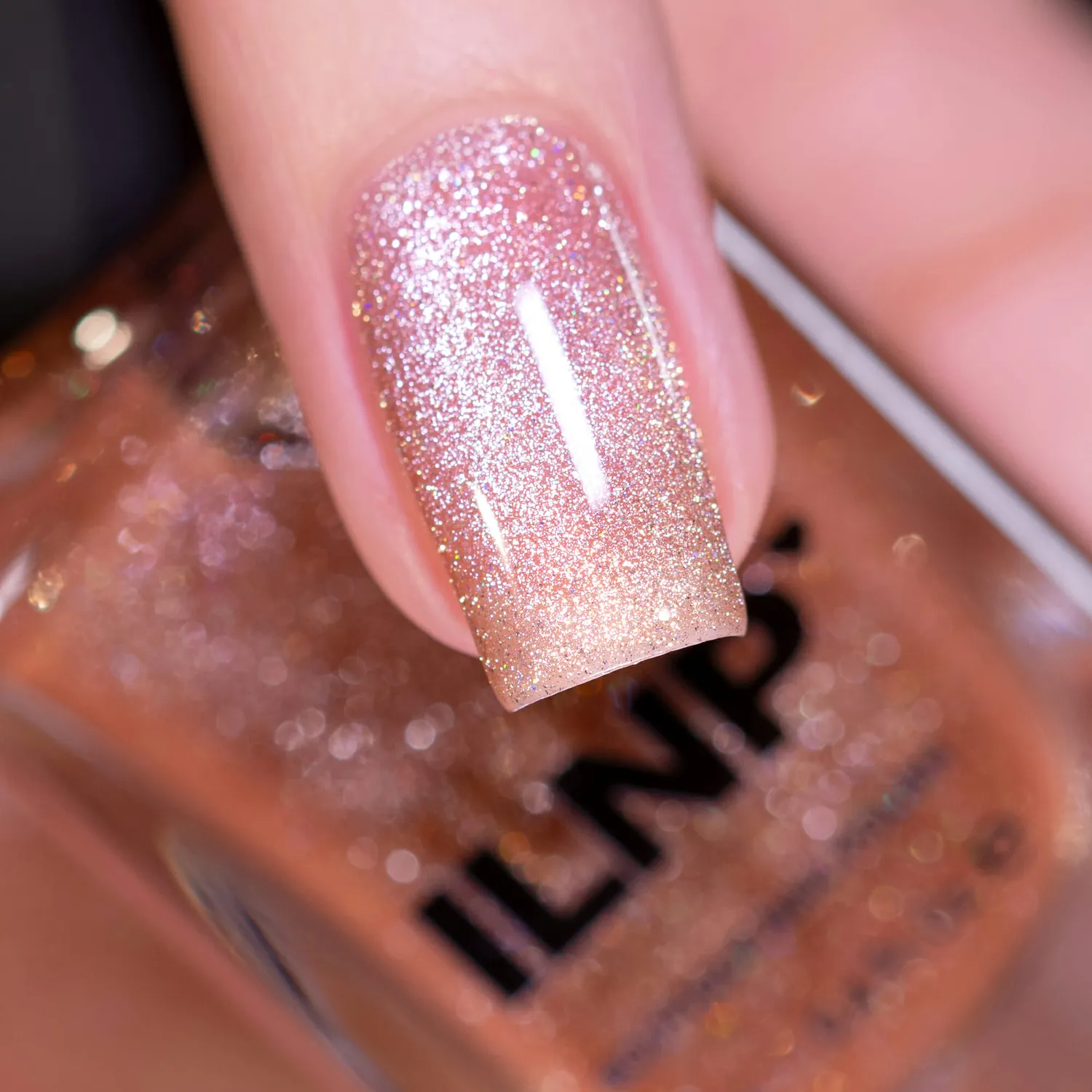 ILNP Under The Sea Sandbar magnetiskt nagellack beige