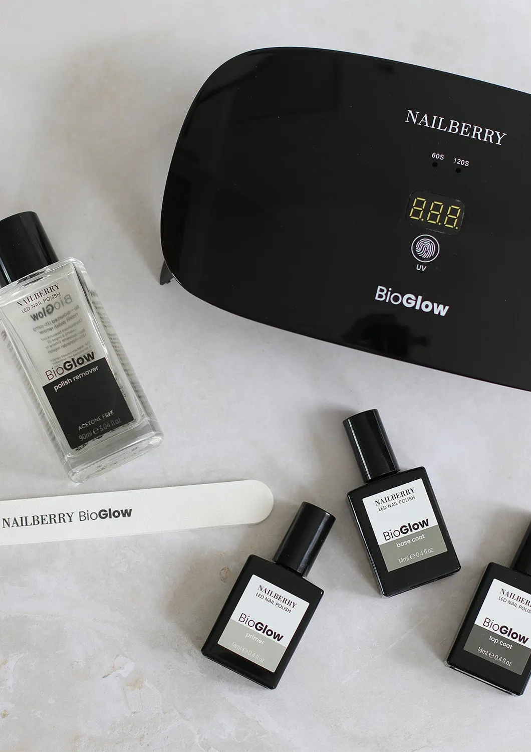 Nailberry BioGlow Starter Set manikyrset 3 färger