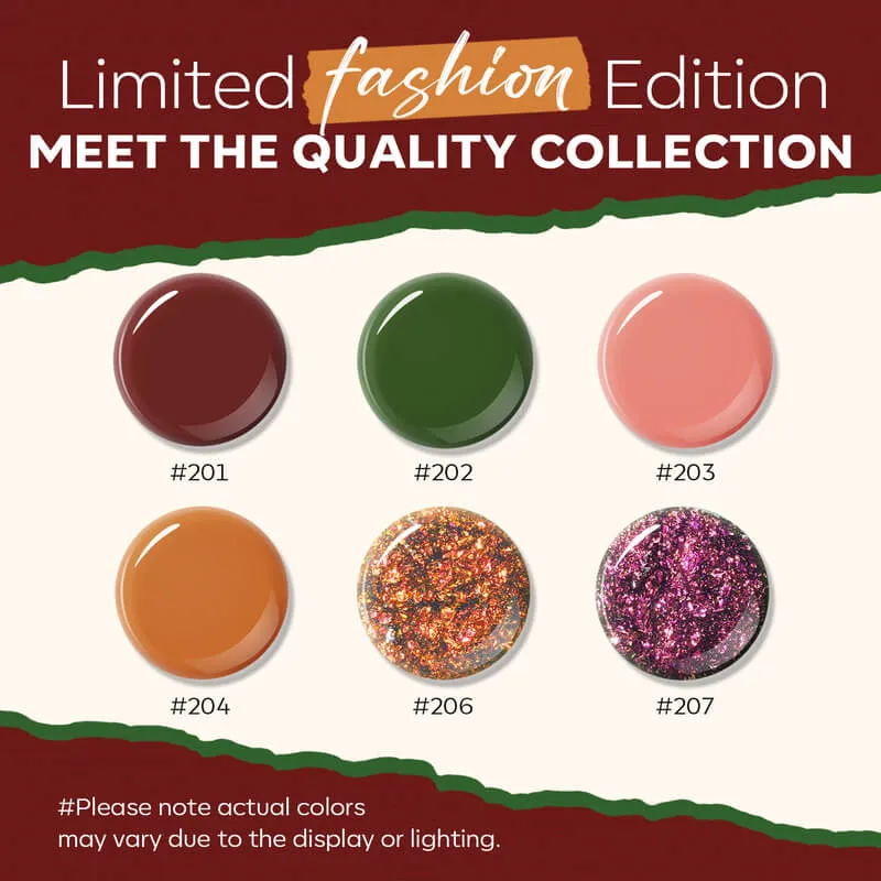 Modelones Burgundy nagellacksset shimmer snabbtorkande