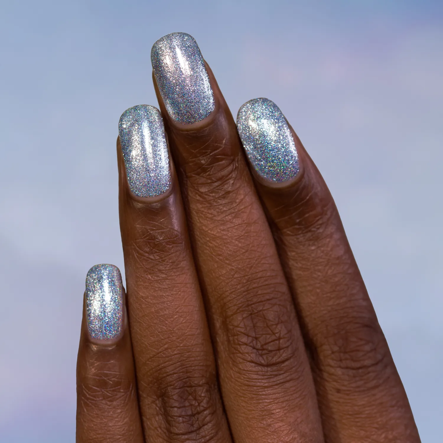 ILNP Eternal Snowkissed nagellack isblå metallic