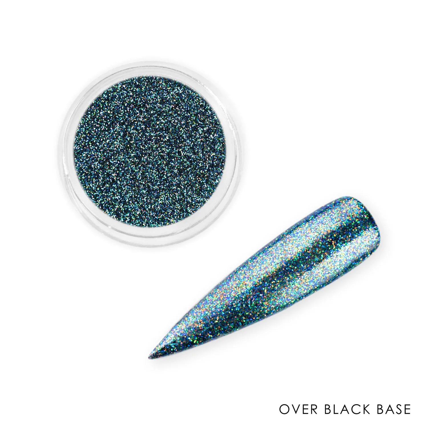 Iz Beauty Tinsel Town nagelglitter 6g blå iridescent