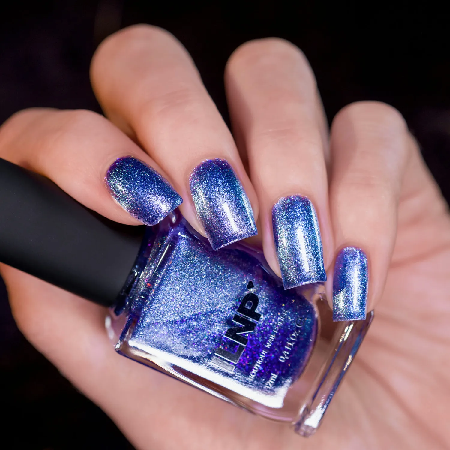 ILNP Cosmos Shooting Star nagellack magnetiskt blå