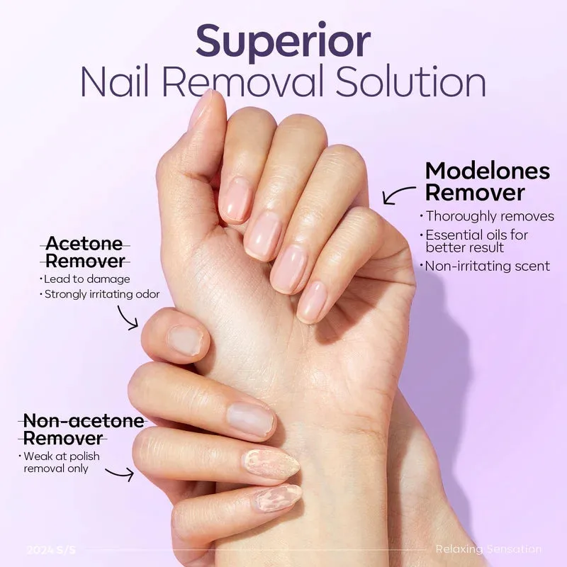 Modelones Remove Plus nagellacksborttagare 3-i-1