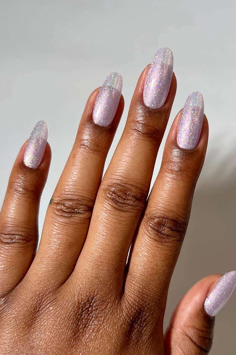 Cirque Colors Coquette nagellack topper glitter lila