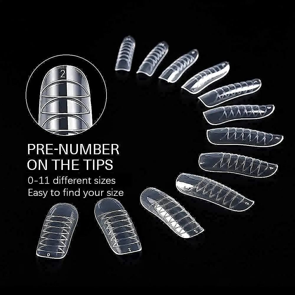 Modelones Dual Forms nageltippar 120-pack full cover
