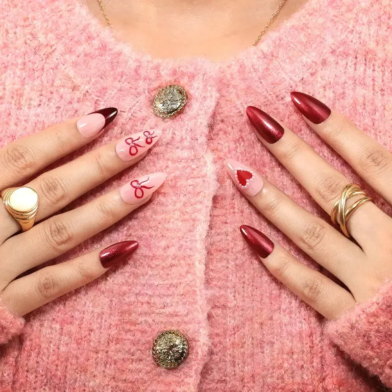 Modelones Loving You nagellack 6-pack glitter röd