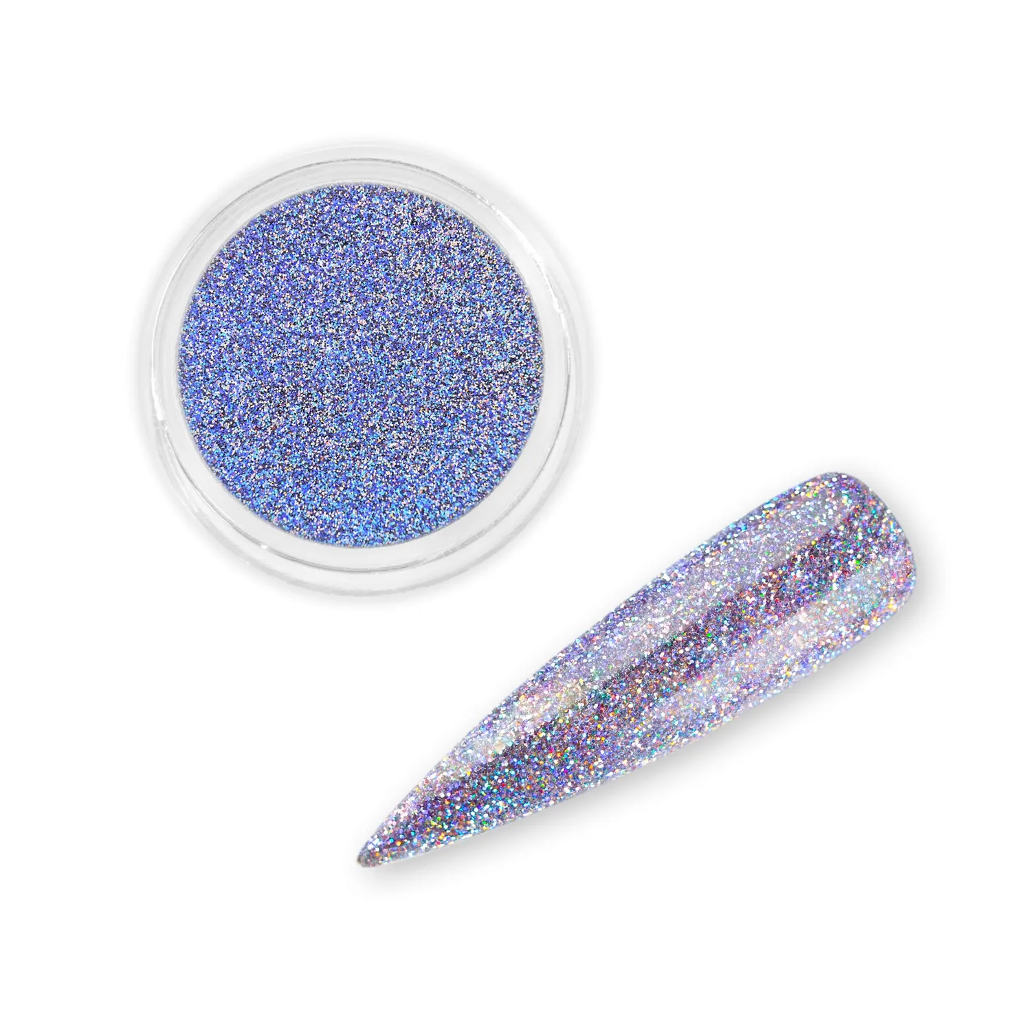 Iz Beauty Cocktail Hour nagelglitter 6g holografisk lila