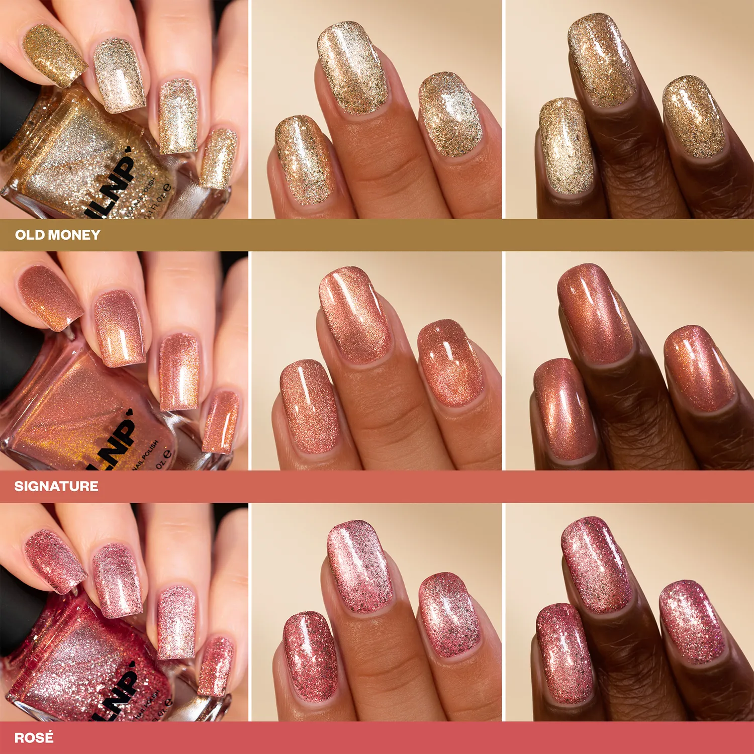 ILNP Socialite Collection nagellacksset 3-pack magnetisk