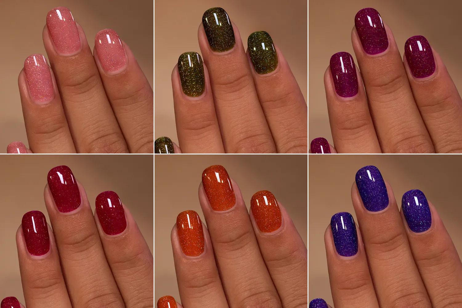 ILNP Vineyard Collection nagellackset 6-pack holografisk jelly
