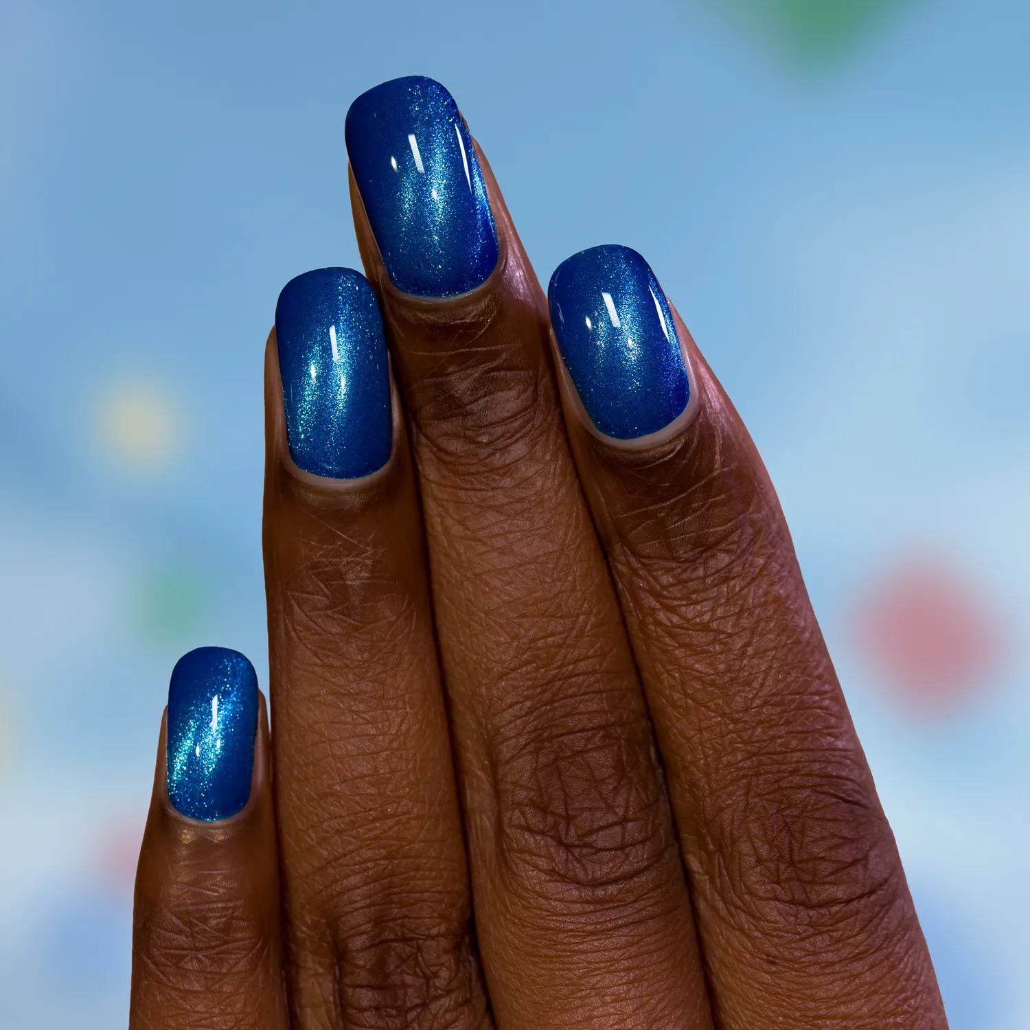 ILNP Playground Adrian nagellack blå magnetisk 2 lager