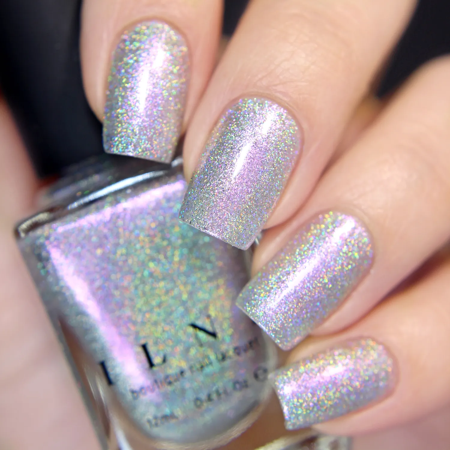 ILNP Chit Chat nagellack holografiskt lila
