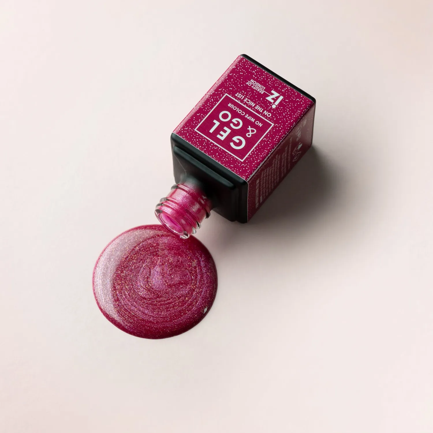 Iz Beauty GEL&GO On The Nice List GG1085 gellack 12ml hallon