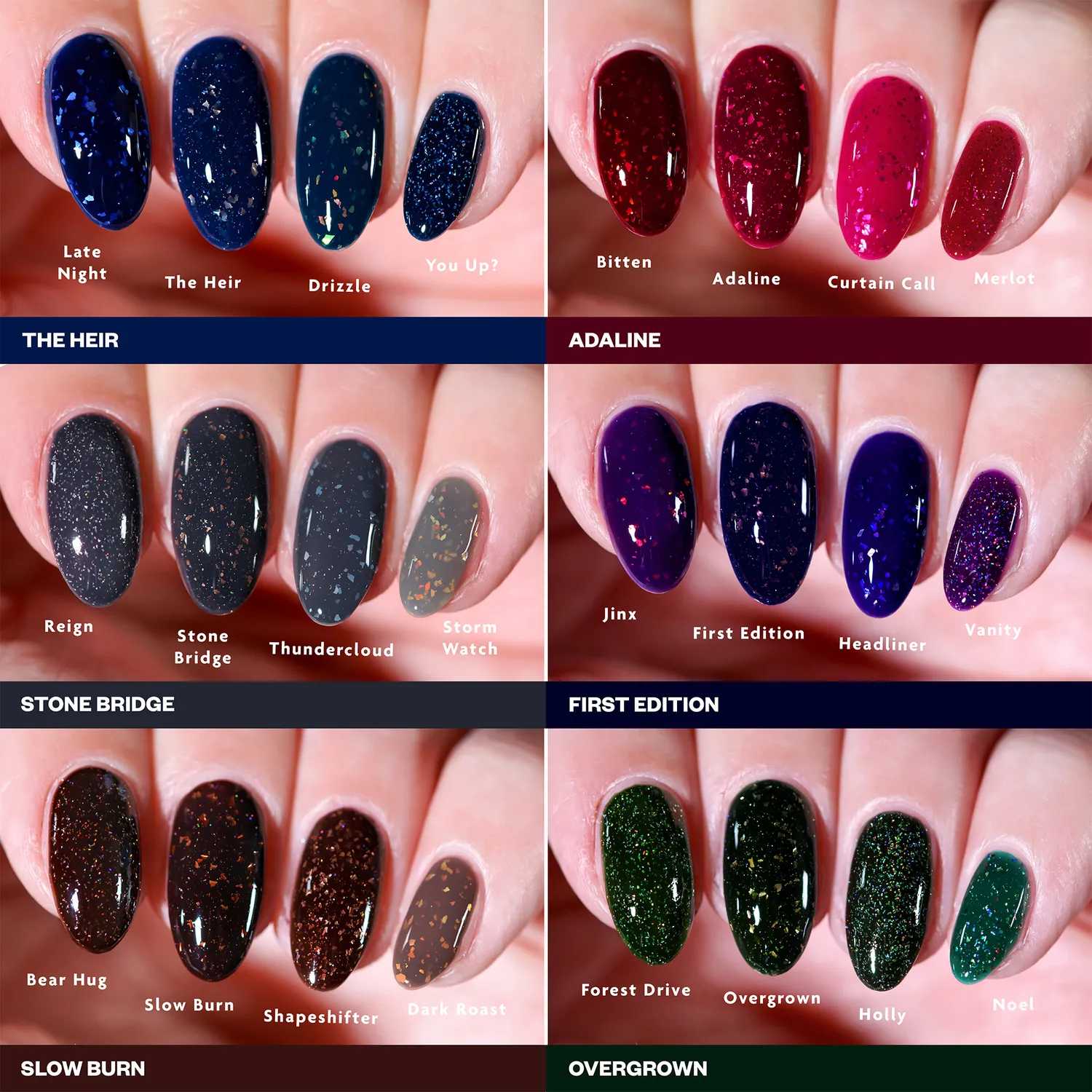ILNP The Estate Collection nagellack 6-pack juvel
