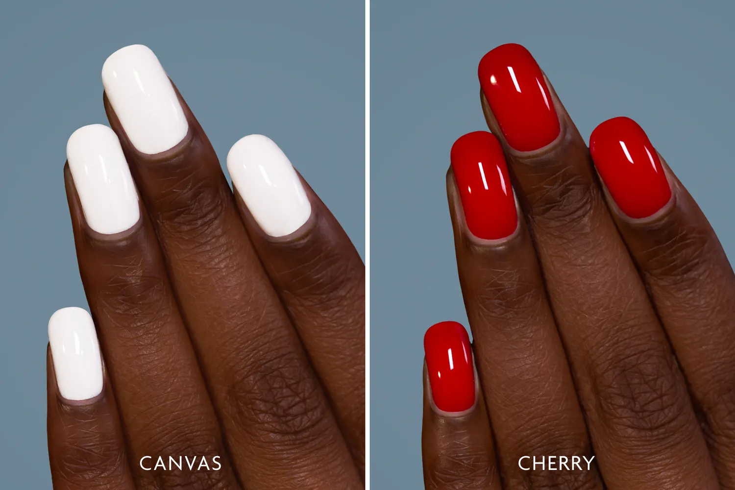 ILNP Candy Cane nagellacksset röd vit 2-pack