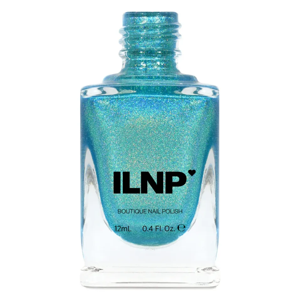 ILNP Ultra Holo Sail Away nagellack turkos holo
