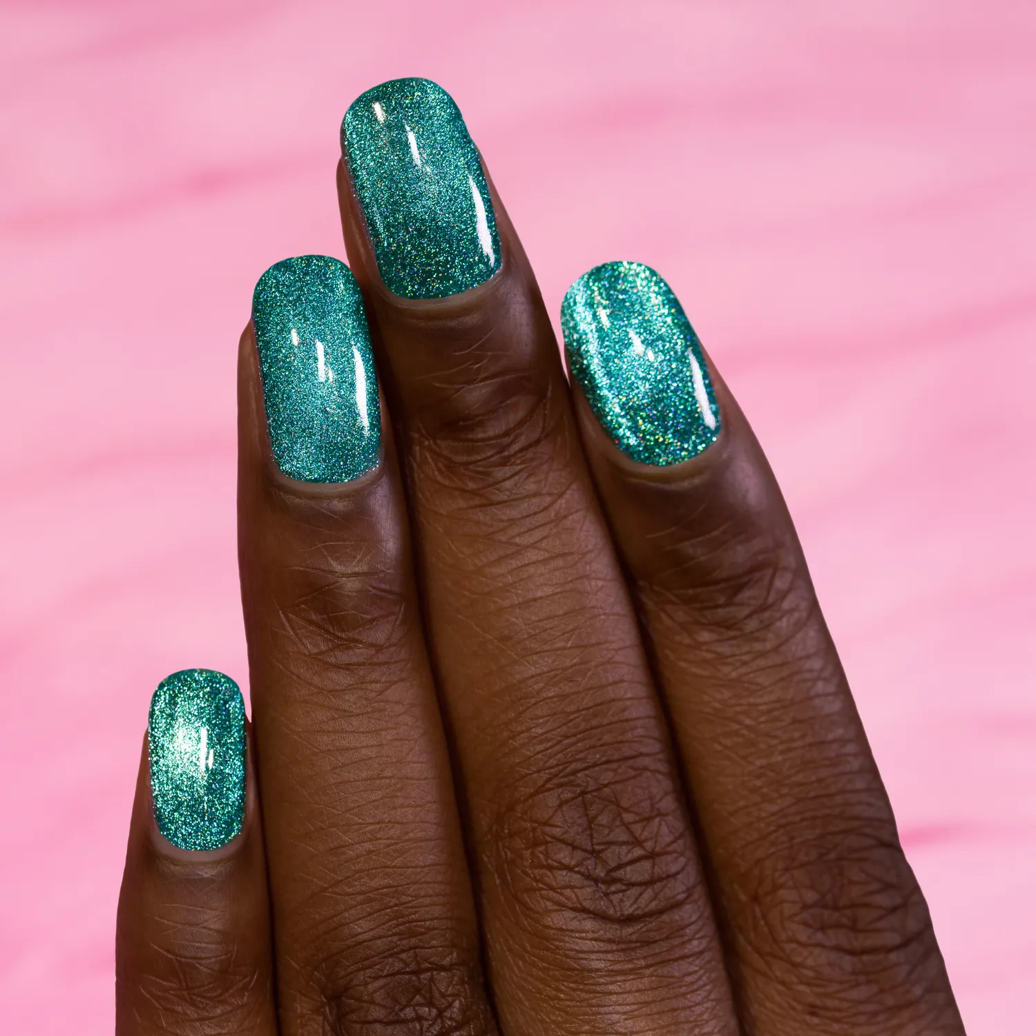 ILNP Rock Candy nagellack petrol magnetisk holo