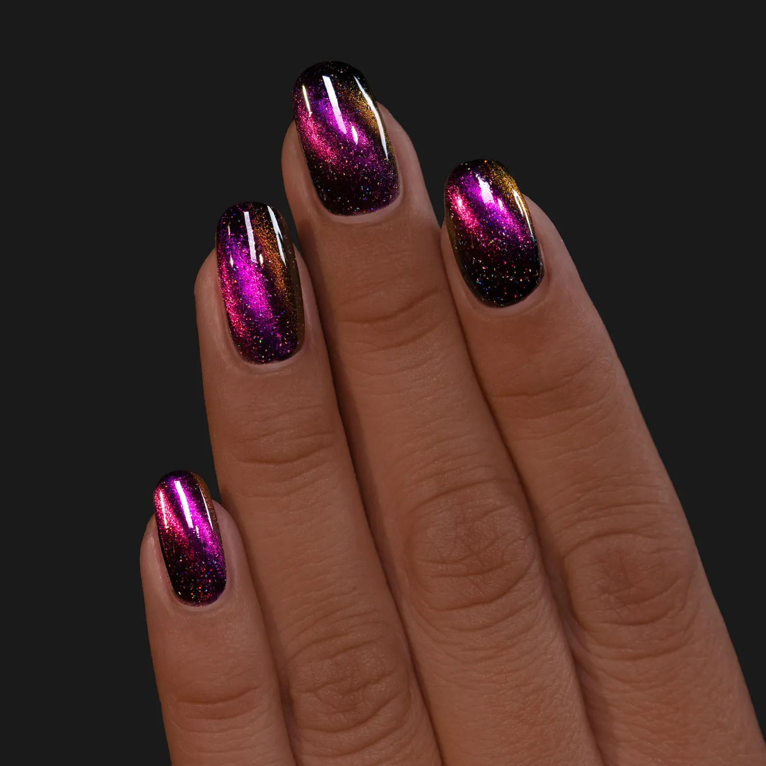 ILNP Nightlife Jet Setter nagellack magnetisk svart rosa