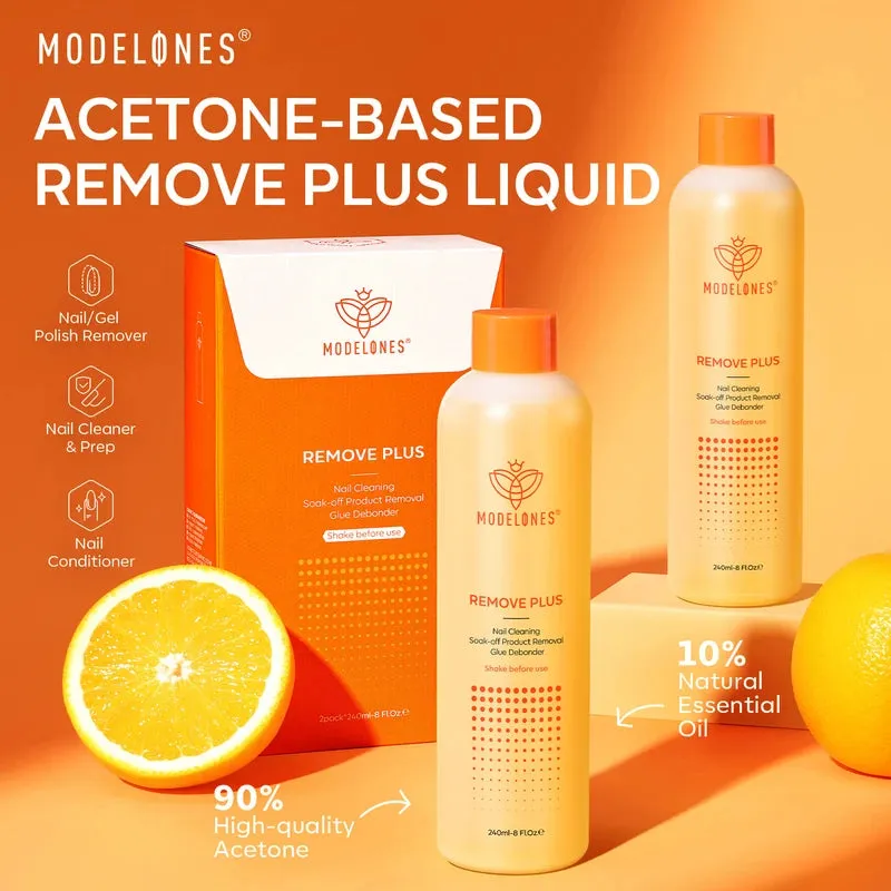 Modelones Remove Plus gelremover duo 2x240 ml vårdande