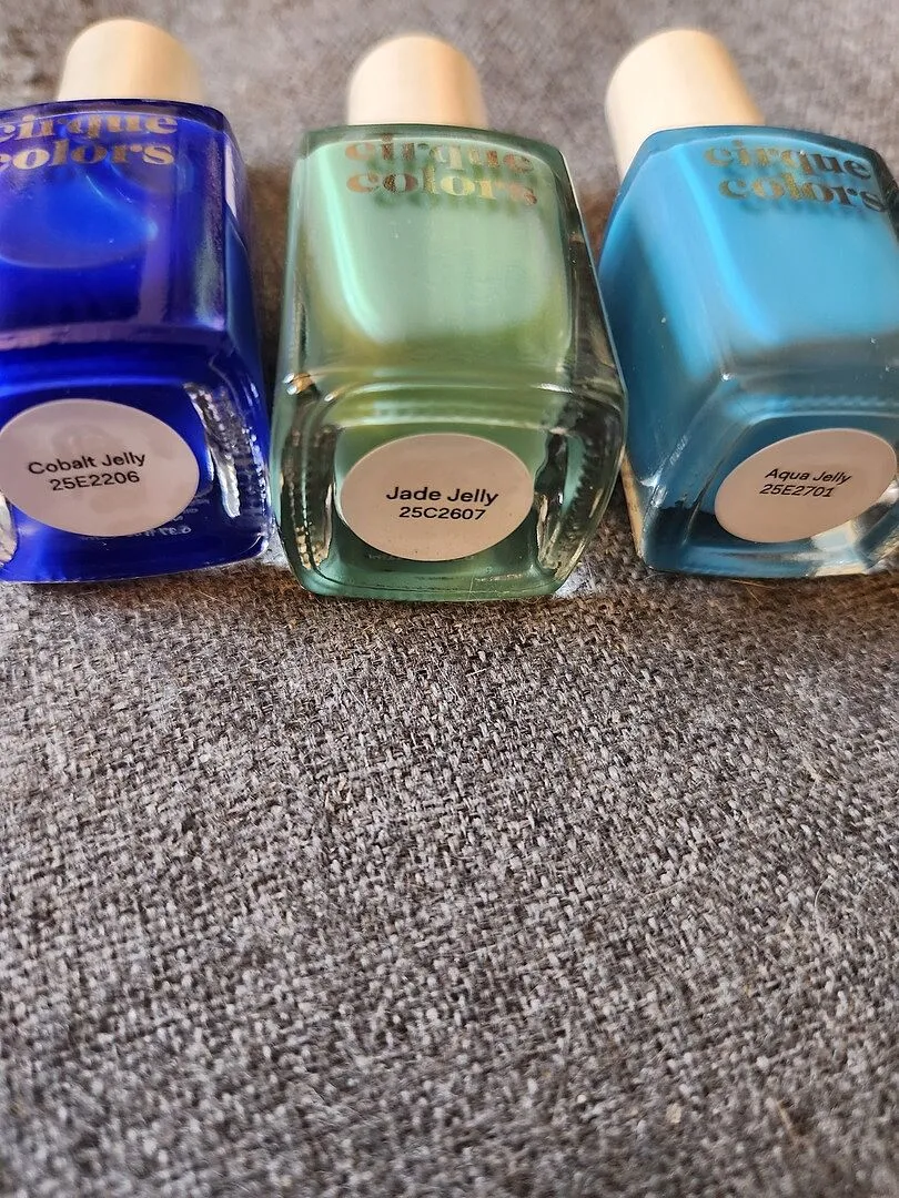 Cirque Colors Aqua Jelly nagellack ljusblå jelly