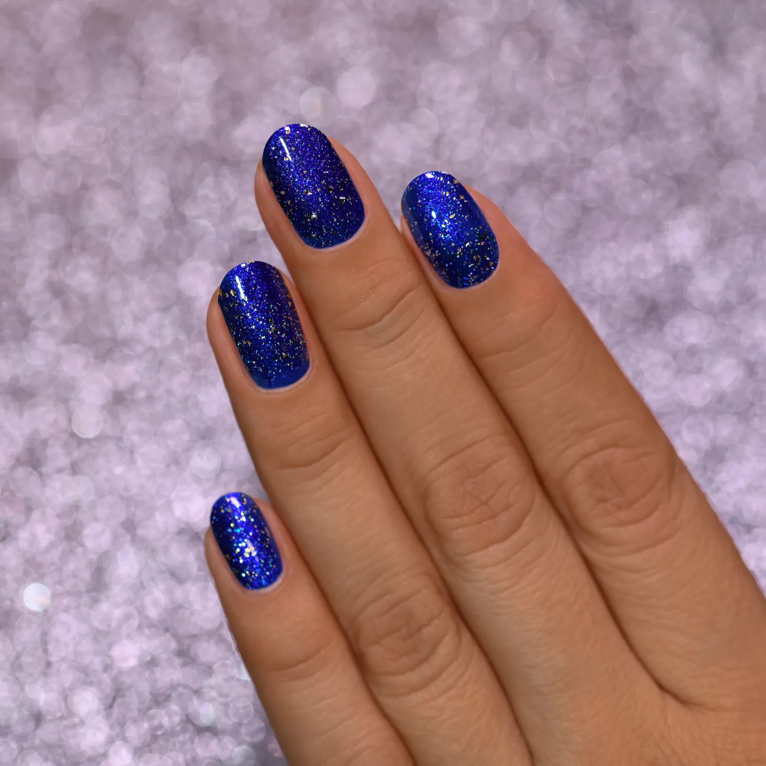 ILNP Party Popper topplack guld flakie