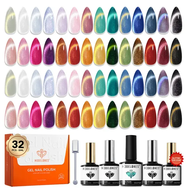 Modelones Galaxy Haze gellack 28-pack cat eye