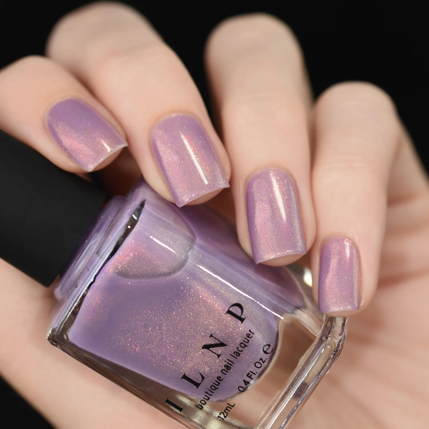 ILNP Lilac Bridges nagellack lila guldshimmer