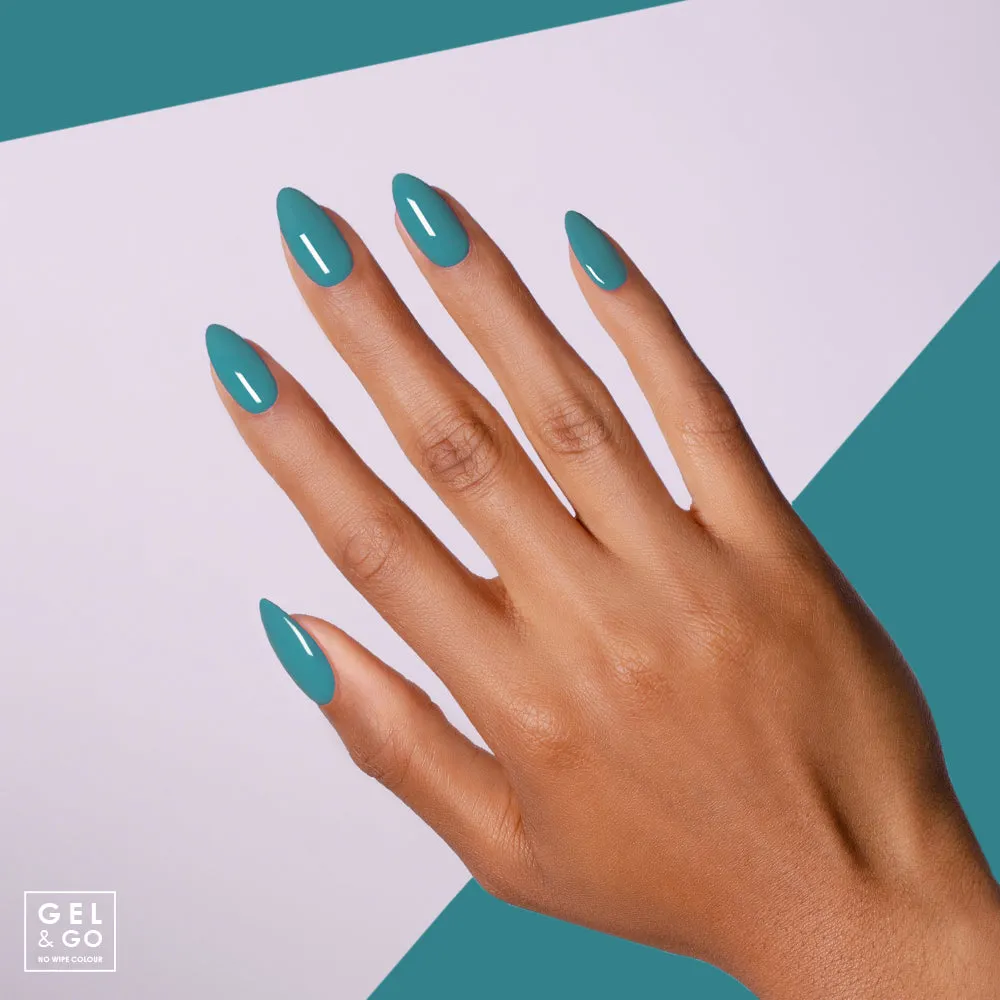 Iz Beauty GEL&GO Neptune GG1051 gellack 12ml petrol