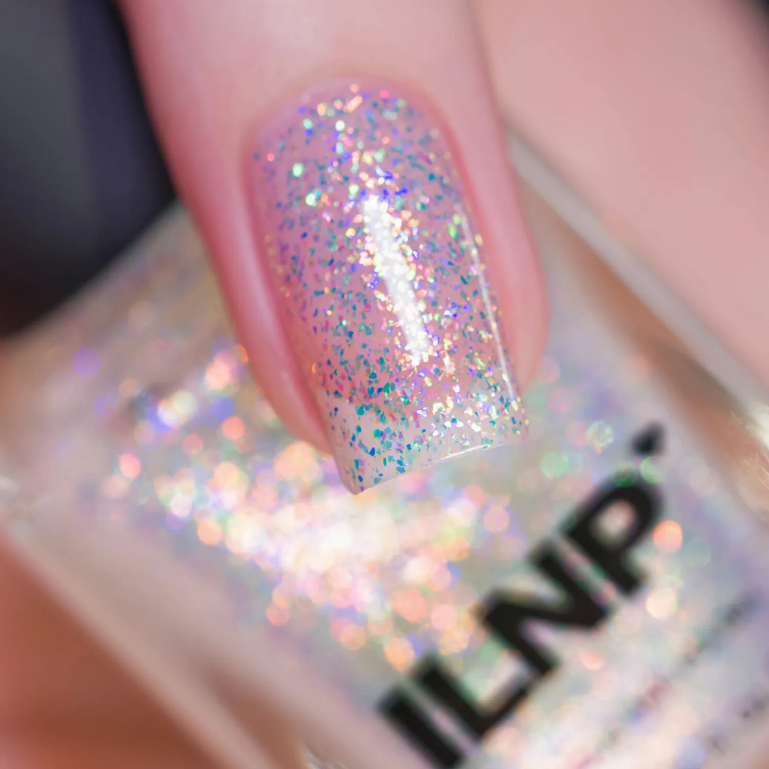 ILNP Ball Drop nagellack iriserande flakes