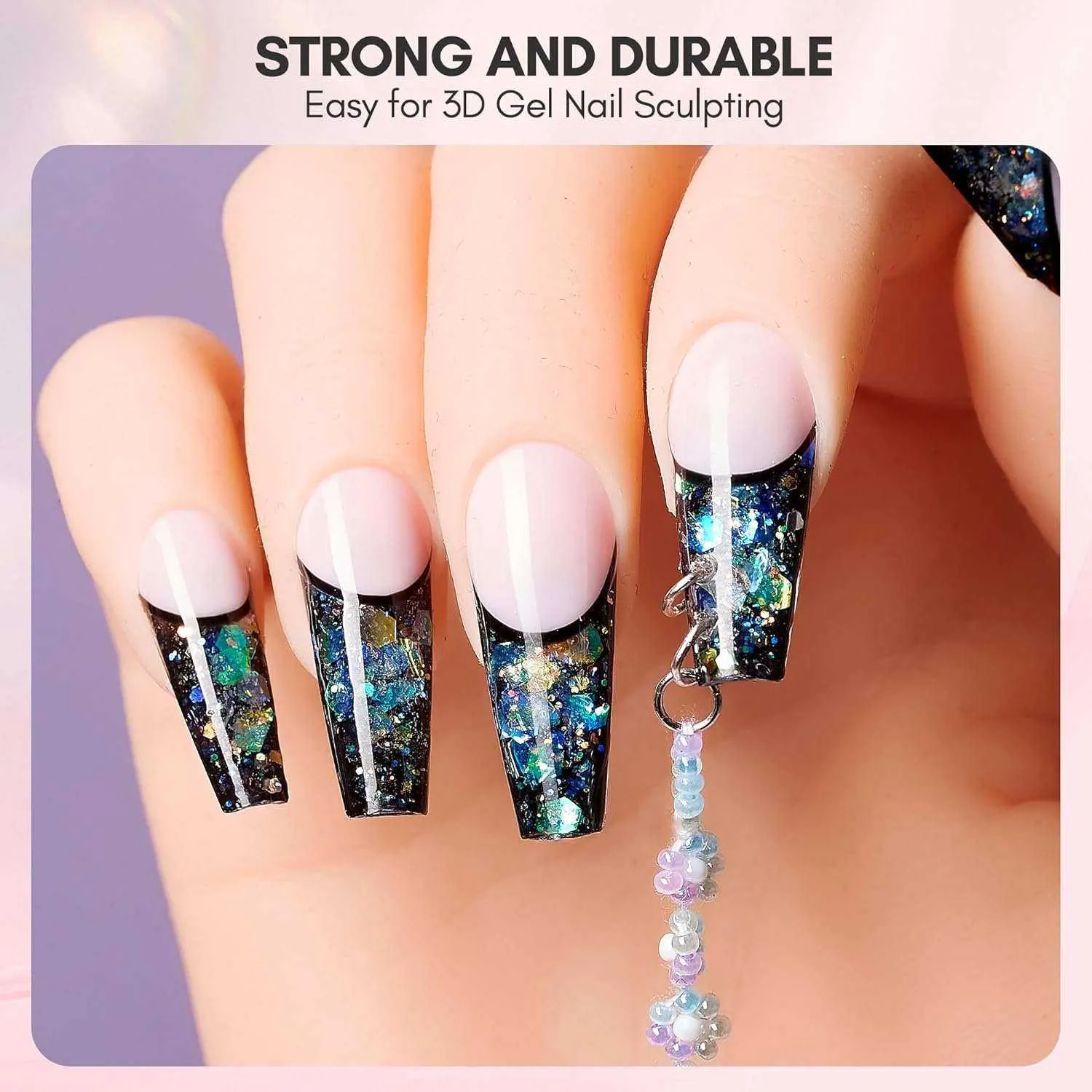 Makartt 3D Sculpting Mini Kit nagelgel clear white