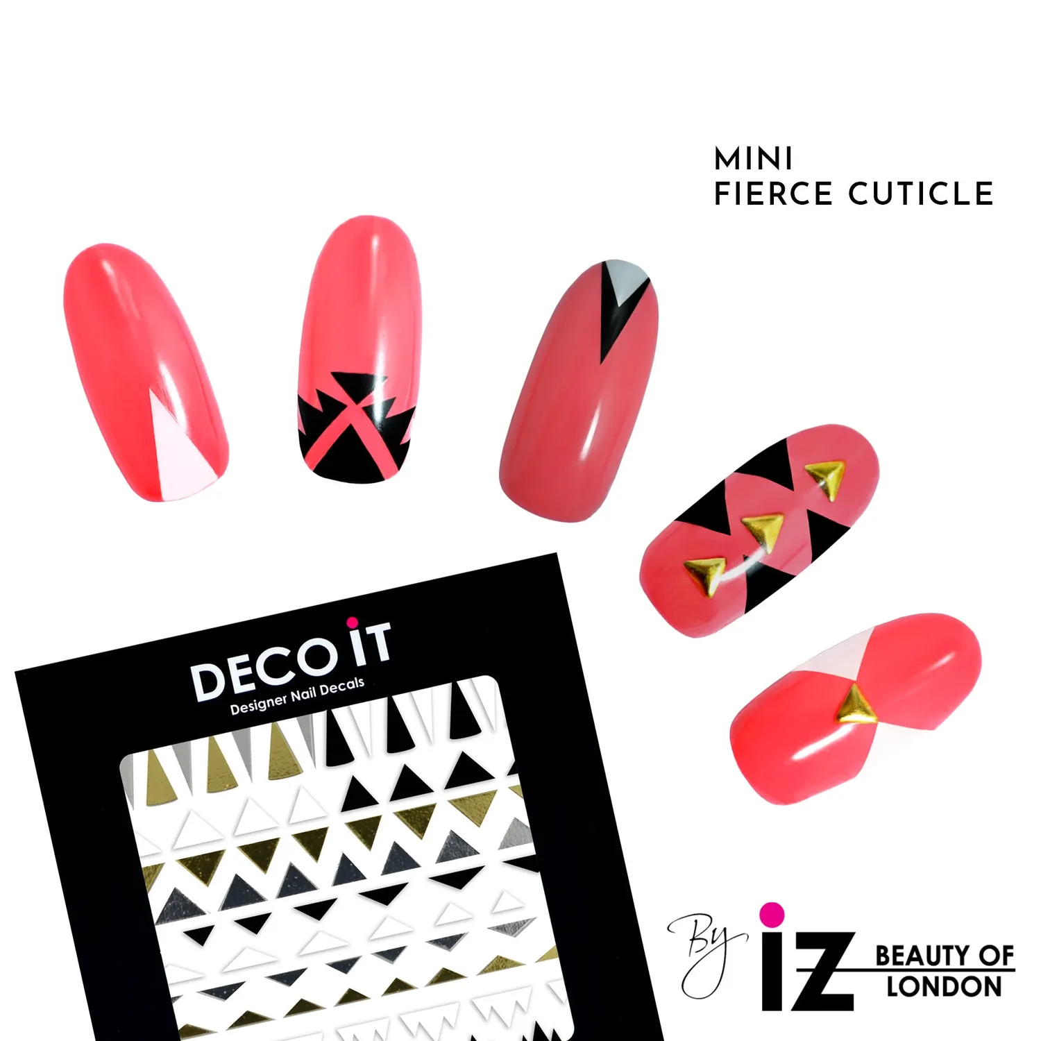 Iz Beauty Fierce Cuticles nagelstickers mini guld