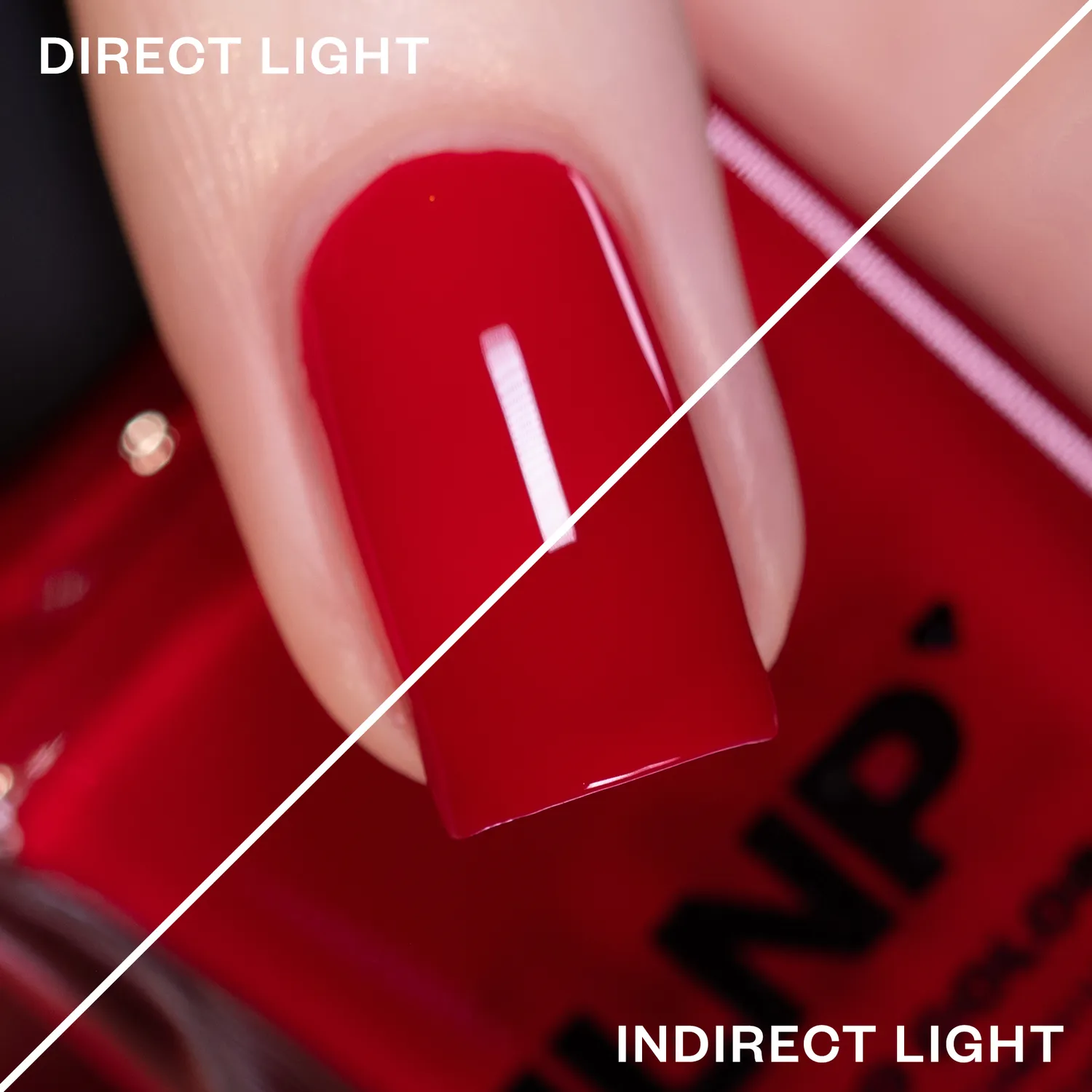 ILNP Studio Color Cherry nagellack körsbärsröd krämig