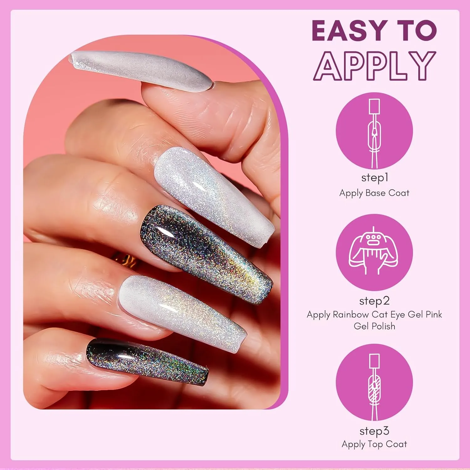 Makartt Cat Eye Gel Polish gellack shadow walker