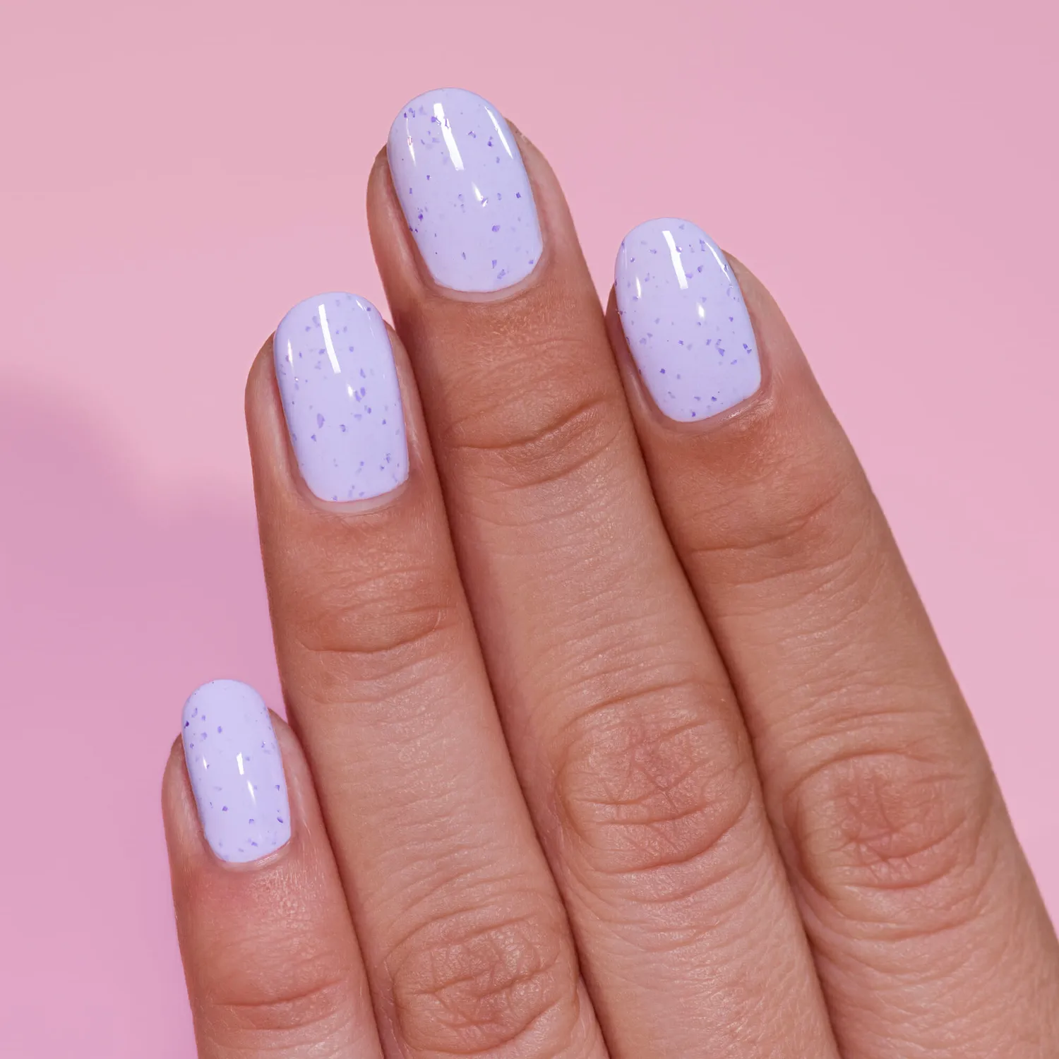 ILNP Lolly nagellack pastellila metallic flakes
