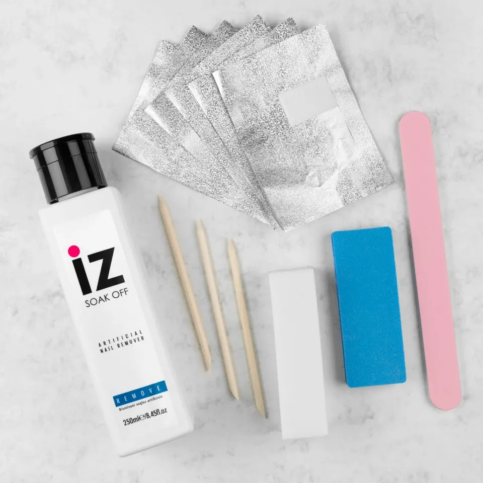 Iz Beauty Gel Soak-Off Kit nagelborttagning 250 ml