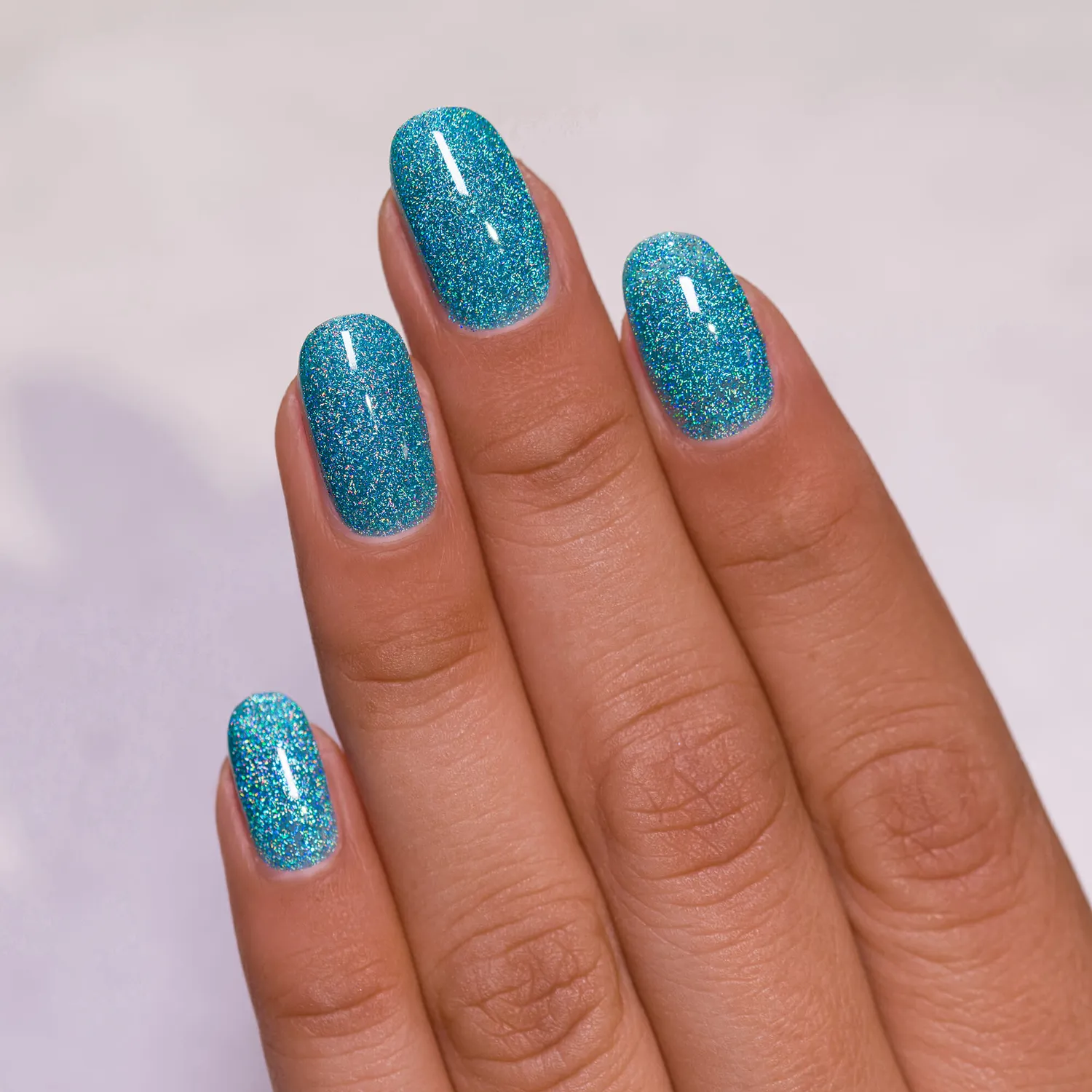 ILNP Splashed Seaside jelly nagellack havsblå