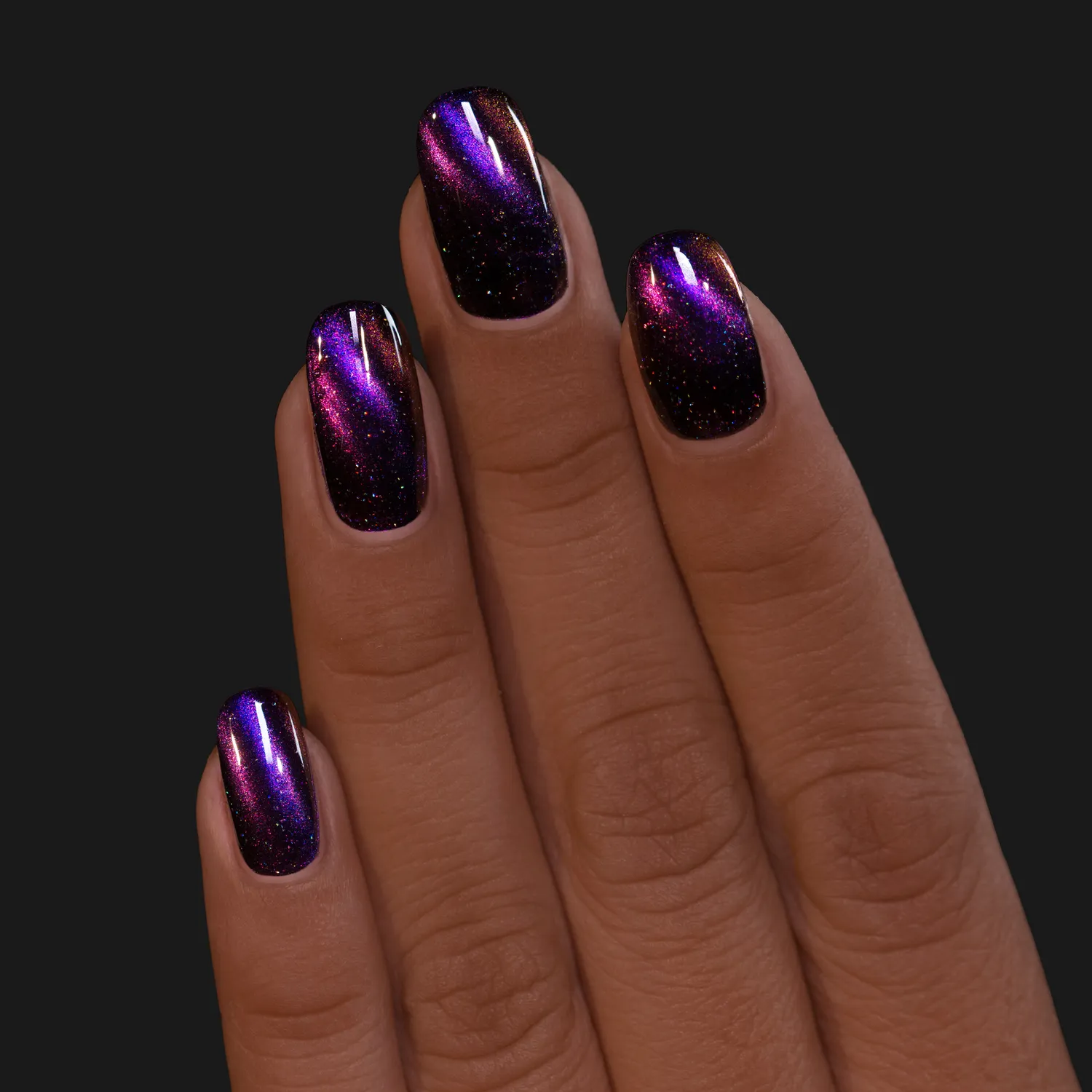 ILNP High Roller nagellack magnetiskt lila