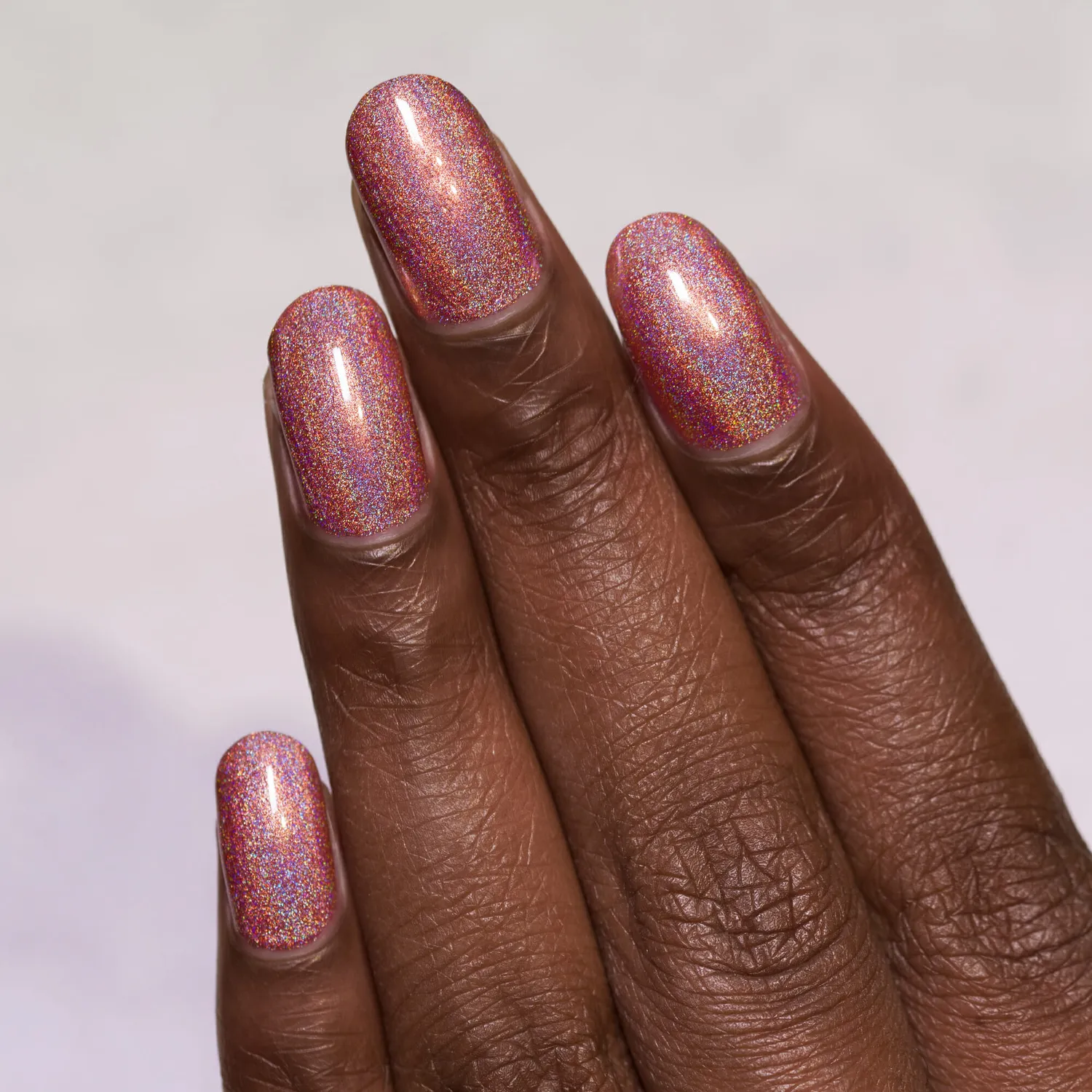 ILNP Ultra Holo Grace nagellack guldpeach holografiskt