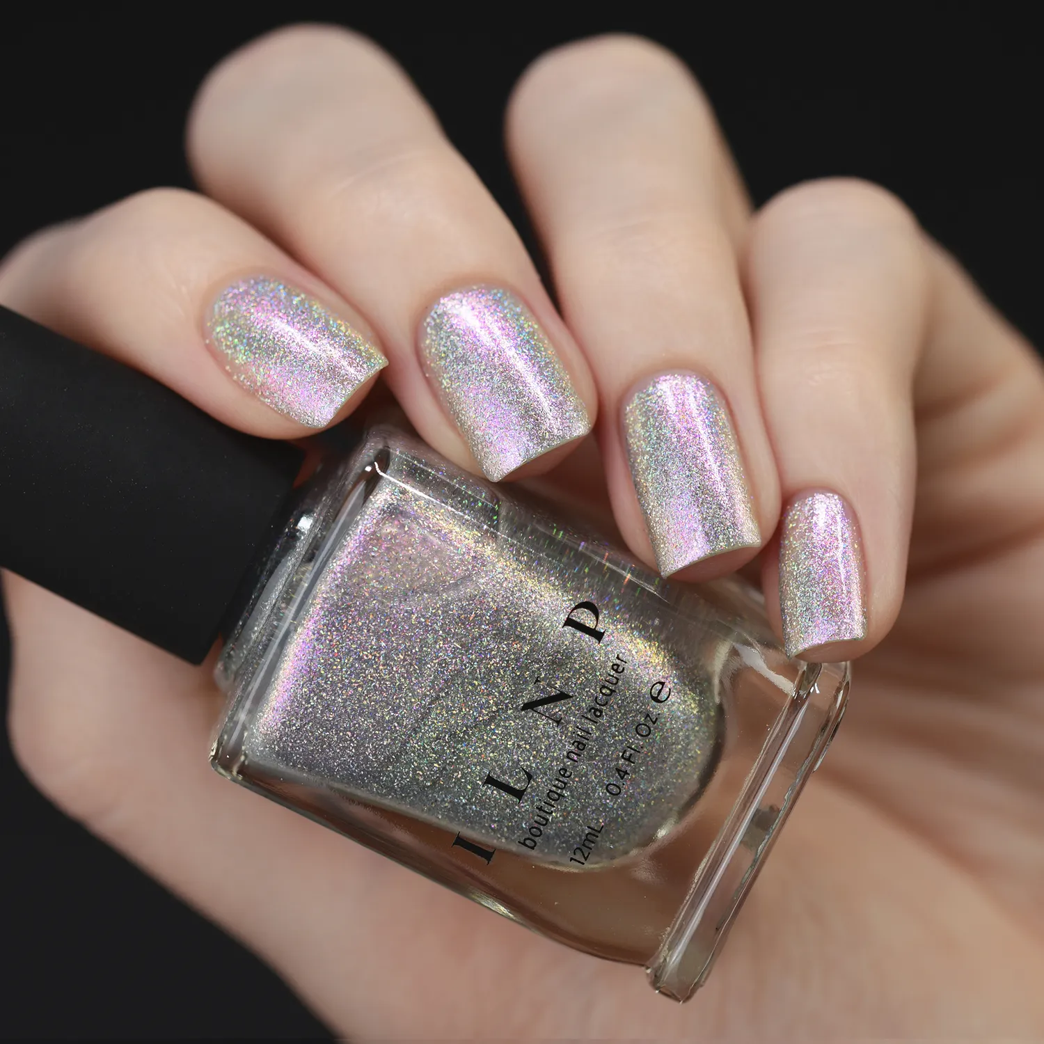 ILNP Chit Chat nagellack holografiskt lila