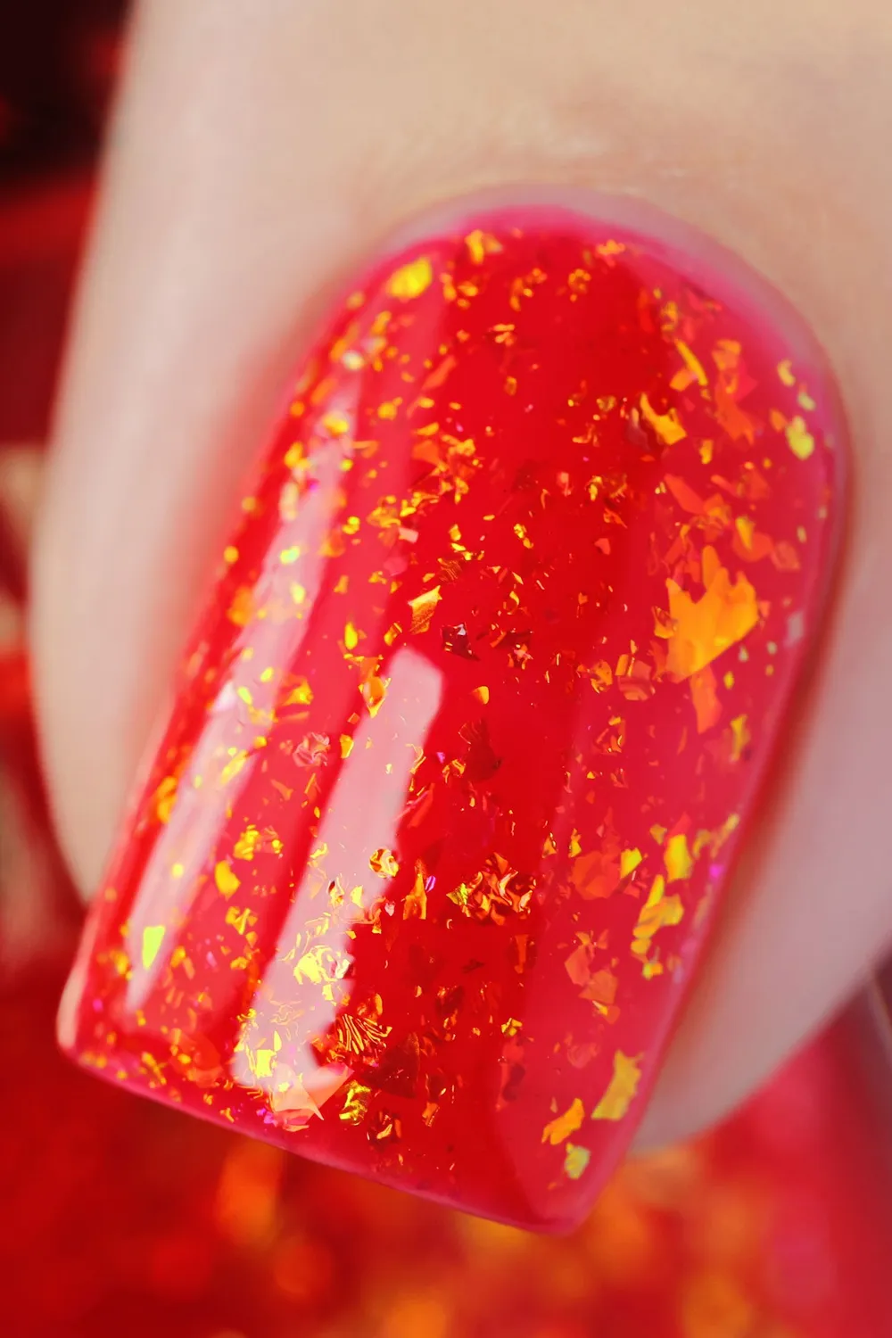 Cirque Colors Tutti Frutti nagellack röd jelly