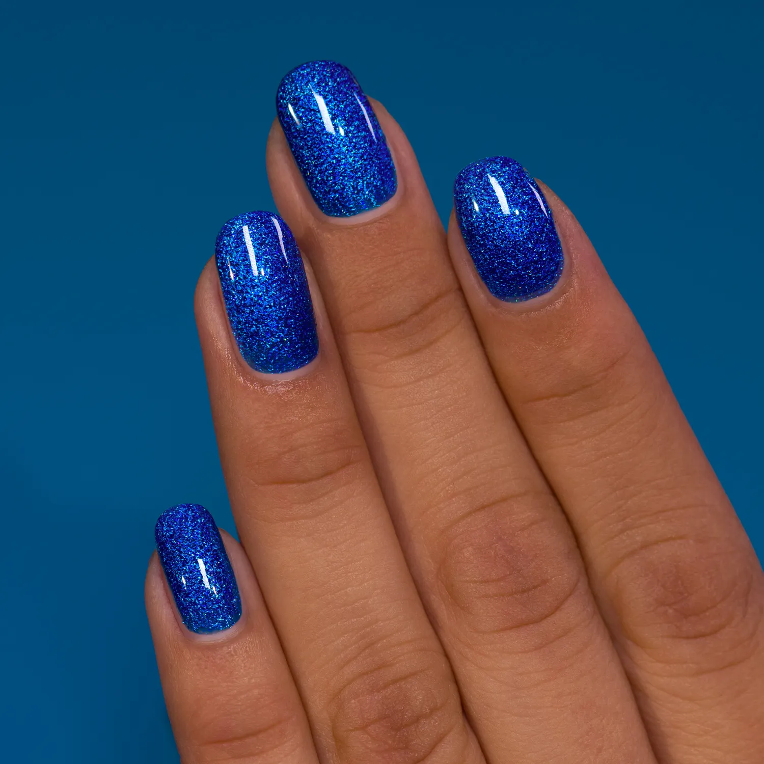 ILNP Cabana Deep Dive nagellack blå holografisk