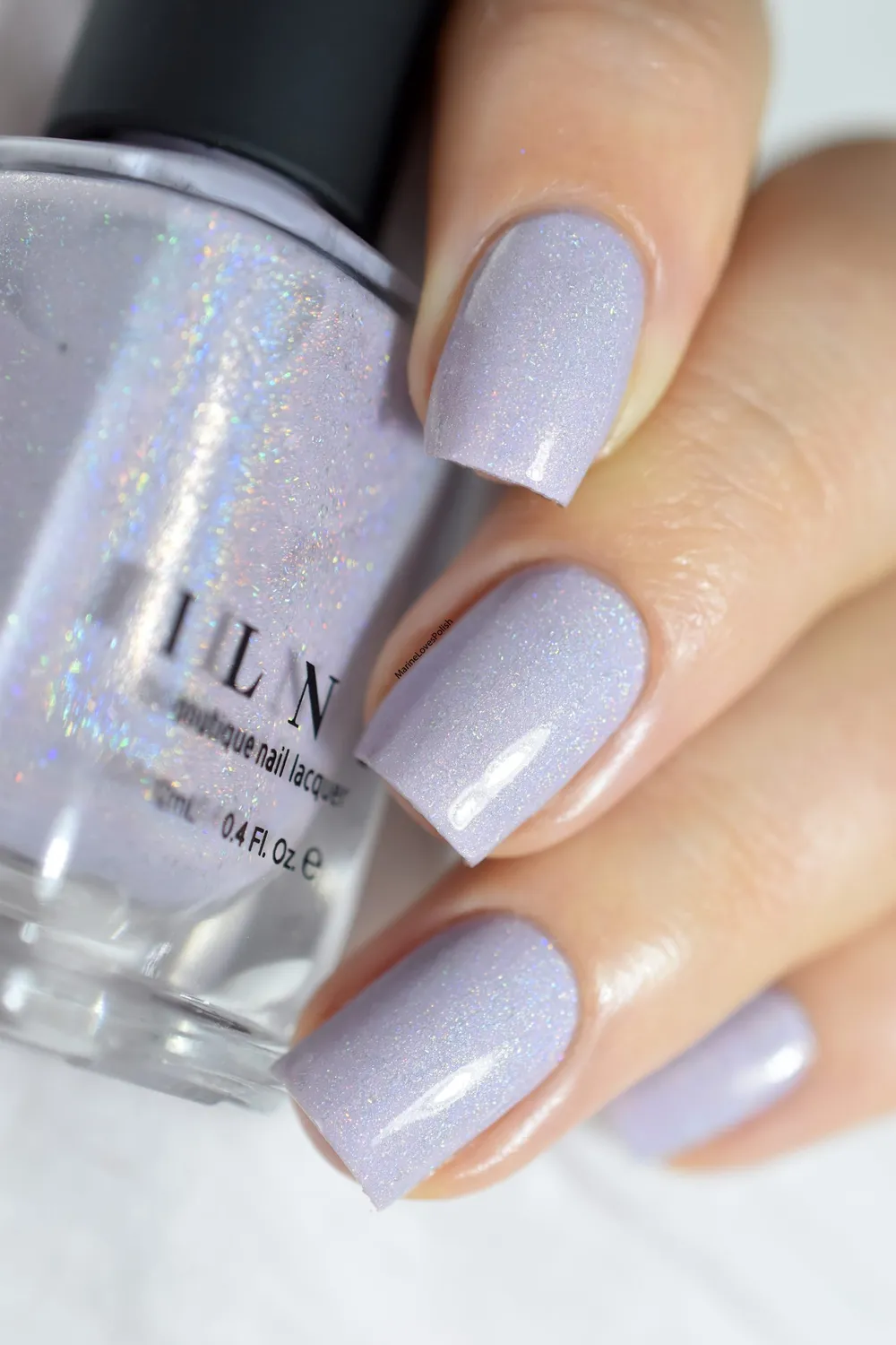 ILNP Save the Date nagellack lila holografisk